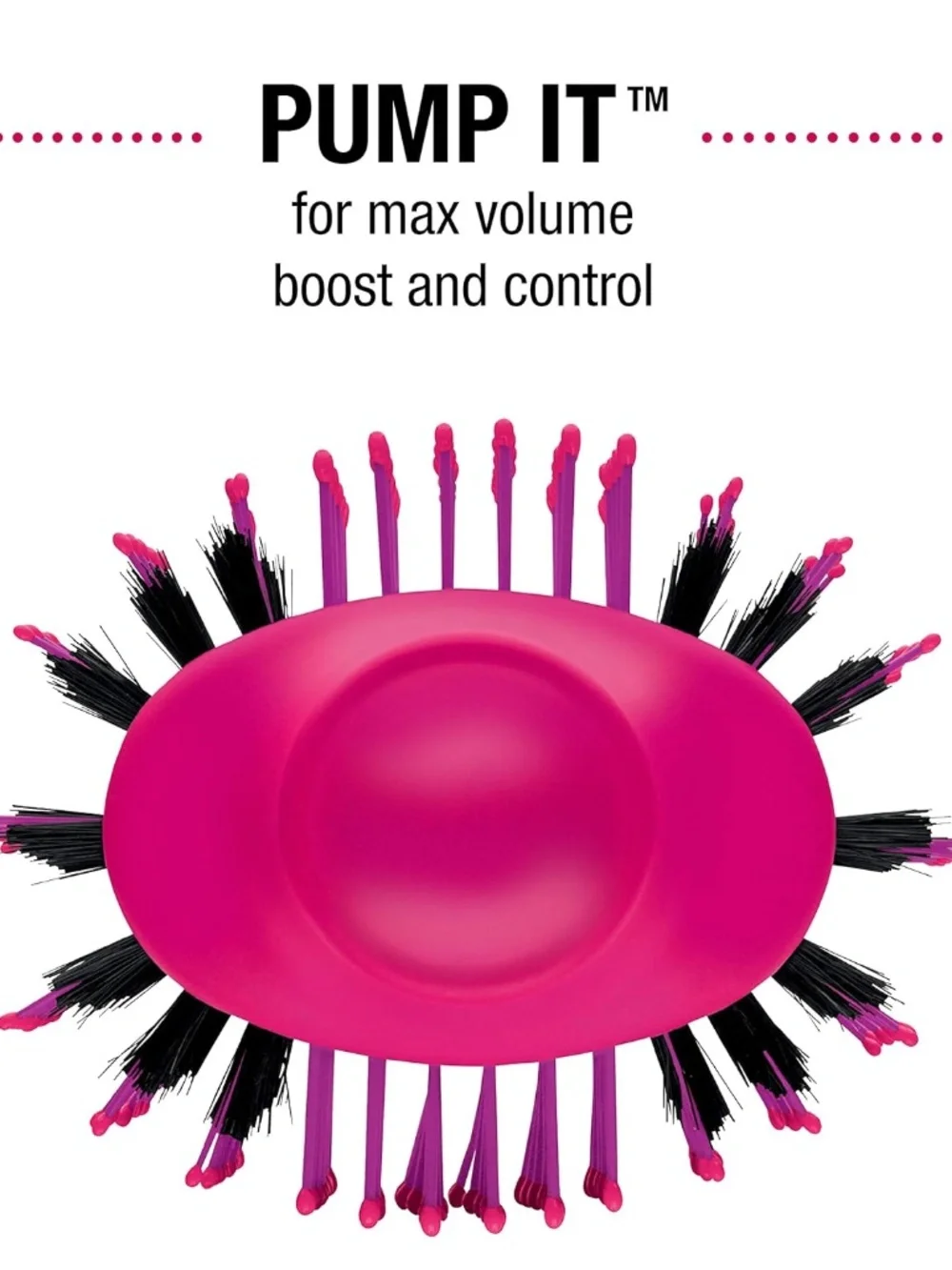 Bed Head TIGI Blow Out Freak One Step Hair Dryer & Volumizer Oval Brush Pink NIB
